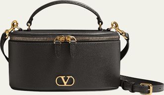 Valentino Garavani Mini Grain Leather Vanity Bag