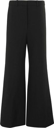 Low Classic Wide-Leg Tailored Trousers