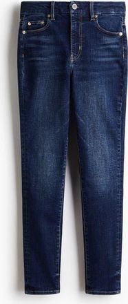 H&M Skinny High Jeans in Dark Denim Blue at Nordstrom, Size 14