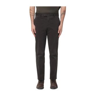 Pantaloni Torino Broeken, Heren, Bruin, XL, Katoen, Stretch Katoenen Chino