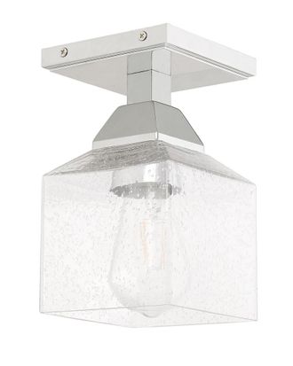 Livex Lighting Livex Aragon 1 Light Polished Chrome Ceiling Mount