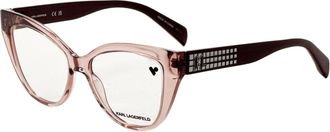 Karl Lagerfeld Womens 53 mm Pink Opticals