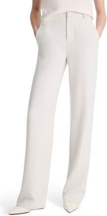 Vince Elsa High Rise Straight Leg Trousers in Salt Glass at Nordstrom Rack, Size 10