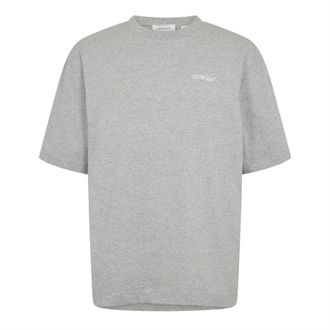 Off-white Mens Off White T Shirt in Light Grey - Size Medium