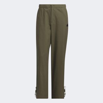 adidas City Escape Woven Tracksuit Bottoms Asia Sizing Green JE8573