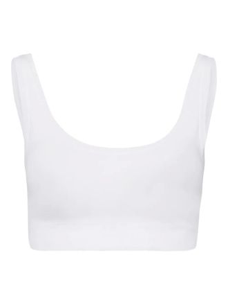 Hanro Naadloze bh met diepe ronde hals - Wit