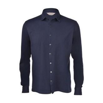Gran Sasso Lange mouwen overhemd - Heren - Casual Overhemden - Blauw - XL - Overhemden