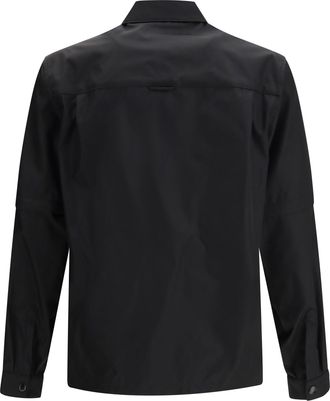 Prada Mens Re-Nylon Shirt Nero Recycled Polyamide