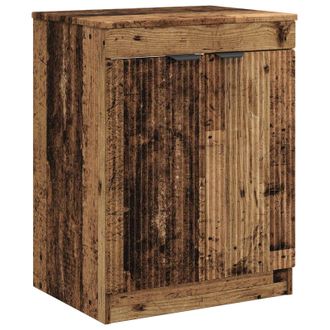 vidaXL Mueble De Cuarto De Ba&ntilde;o Madera Envejecida 54 X 41 X 70 Cm Vidaxl
