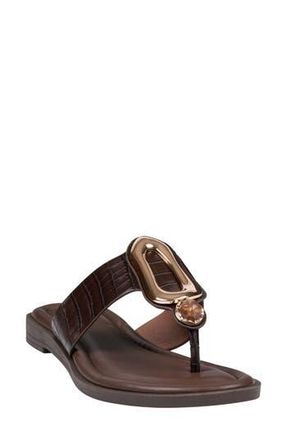 Good Choice Shoes Evarie Slide Sandal in Brown at Nordstrom Rack, Size 8.5