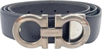Ferragamo Pre-owned Belts, male, Black, Size: ONE SIZE Pre-owned Leather belts