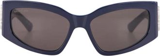 Balenciaga Cat-Eye Zonnebril in Blauw Acetaat - Dames - Zonnebrillen - Blauw - ONE Size - Accessoires