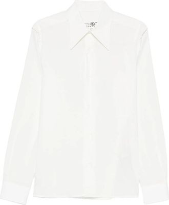 Maison Margiela Raw-edge Layered-detail Shirt