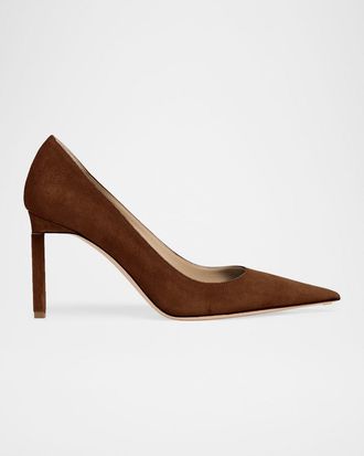 Tom Ford 85mm Suede T-Stiletto Pumps