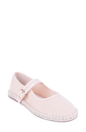 Elie Tahari Willow Esapdrille Mary Jane Flat in Natural at Nordstrom Rack, Size 6.5