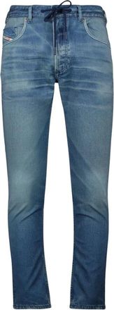 Diesel Slim Fit Blauwe Gewassen Denim Jeans - Heren - Slim Fit Jeans - Blauw - W28 - Denim - Jeans