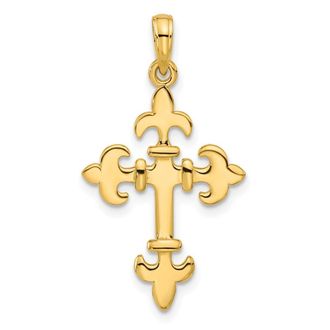 Diamond2Deal 14k Yellow Gold Fancy Pendant