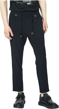 John Richmond Pantalone Chinos - Heren - Slim Fit Broeken - Zwart - W44 - Broeken