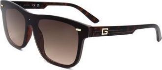 Guess Brown Gradient Shield Mens Sunglasses GF0183 52F 55