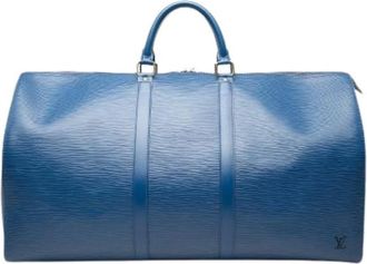 Louis Vuitton Pre-owned Keepall 55 - - Pre-owned - Donna - Blu - ONE SIZE