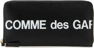 Comme Des Garçons Black Logo Wallet