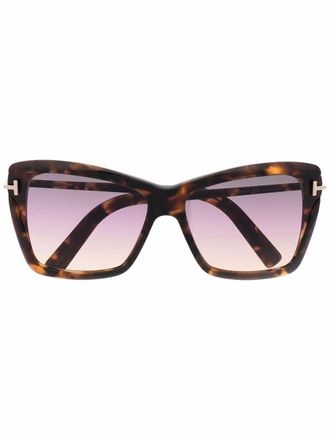 Tom Ford Eyewear Leah TF849 zonnebril - Bruin