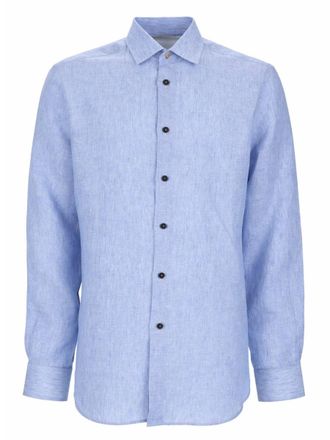 Paul Smith Tailored Fit Linen Classic Shirt