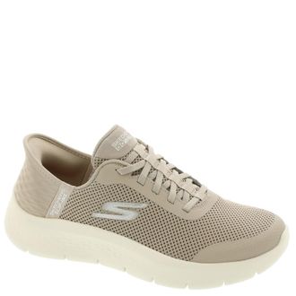Skechers Womens Go Walk Flex Hands Free Slip-ins - Grand Entry, Taupe, 7.5 UK Wide