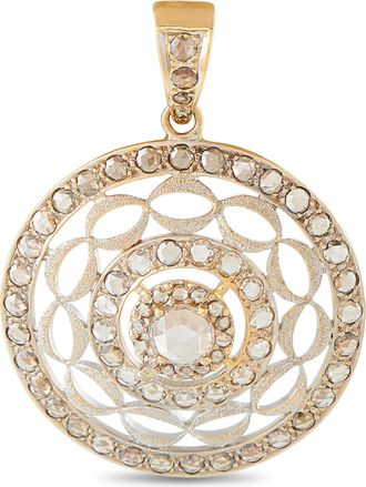 Luxury Bazaar 18K Yellow Gold 2.50ct Diamond Pendant MF14-081226