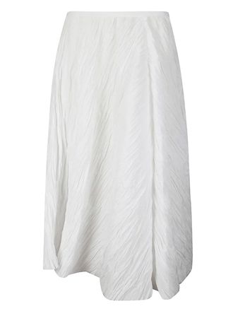 スカート STEFANO MORTARI Women Skirts U62016 Black Stefano Mortari textured-effect midi skirt - women - Fabric