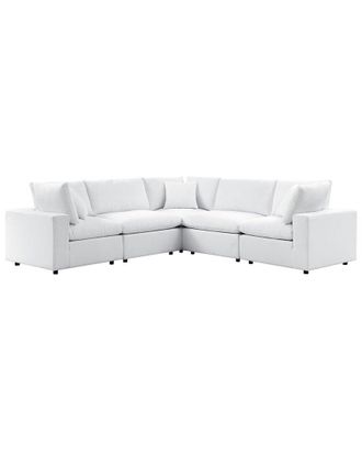 ModWay Commix 5-Piece Sunbrella Outdoor Patio Sectional Sofa