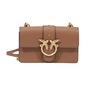 Pinko Pinko, Dames, Tassen, Beige, Maat: ONE Size Leer
