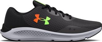 Under Armour Charged Pursuit 3 Mens Trainers Grey/Black/Orange 10