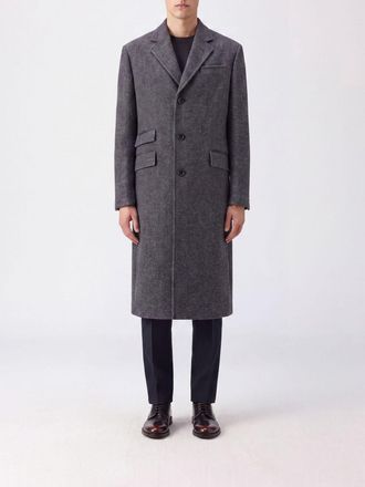 Valentino Garavani Cappotto lungo monopetto in lana Merino con rever classico