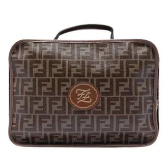 Fendi Pre-owned Handbags, unisex, Brown, Size: ONE SIZE Pre-owned Travel Bag