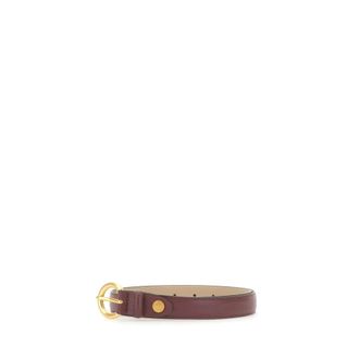 Gianni Chiarini Padded Leather Belt - female - Gianni Chiarini - Belts - Red - ONE SIZE - Accessories