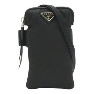 Prada Pre-owned Vintage Nylon Shoulder Bag - Dames - Pre-owned - Zwart - Maat: ONE Size Nylon