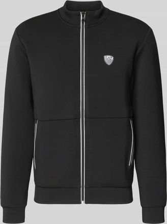 Emporio Armani Sweatjacke mit Reißverschluss in Black, Größe XXXL