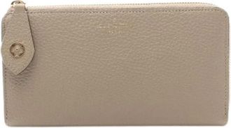 Louis Vuitton Pre-owned Portefeuille Comete Long Wallet - Dames - Vintage Accessoires - Beige - ONE Size - Leer - Vintage