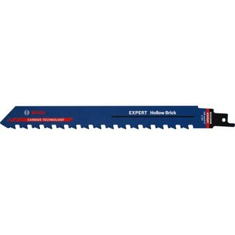 Bosch Lama per sega a gattuccio Expert per mattoni forati L.240mm B.23mm tpi 2 12,7mm 10 unit&agrave;