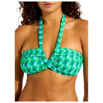Seafolly Sorrento Halter Bandeau Bikini-Top f&uuml;r Damen | bunt