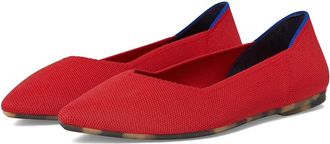 Rothy's The Point II Womens Slip-on Dress Shoes Lollipop Red : 10.5 M, Synthetic