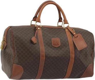 Celine Pre-owned Vintage Boston Bag - Dames - Vintage Weekendtas - Bruin - ONE Size - Leer - Vintage