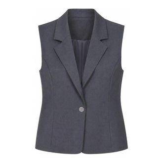 2-Biz Gilets - Dames - Jassen - Grijs - Maat: S