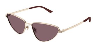 Gucci GG1879S 003 Womens Sunglasses Gold Size 57