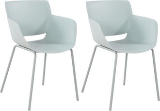 Clp Set di 2 sedie Alpena Turchese