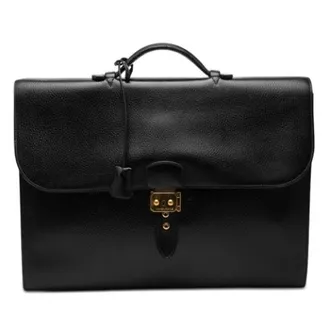 Herm&egrave;s unisex, Pre-owned, Zwart, Maat: ONE Size Leer
