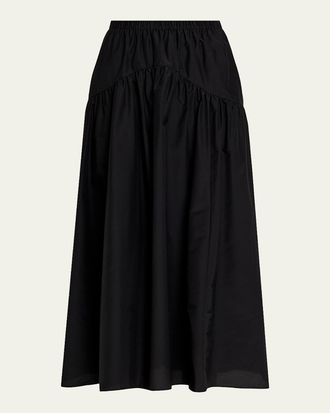 Theory Poplin Circle Skirt
