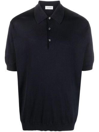 John Smedley Isis polo shirt - Black
