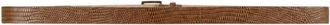 Elisabetta Franchi Lizard-embossed Leather Belt with Logo - Dames - Riemen - Bruin - XS - Leer - Accessoires